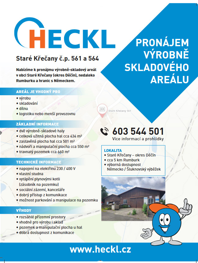 Pronájem výrobně - skladového areálu